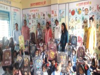 School stationery distributed to students at Mangaon